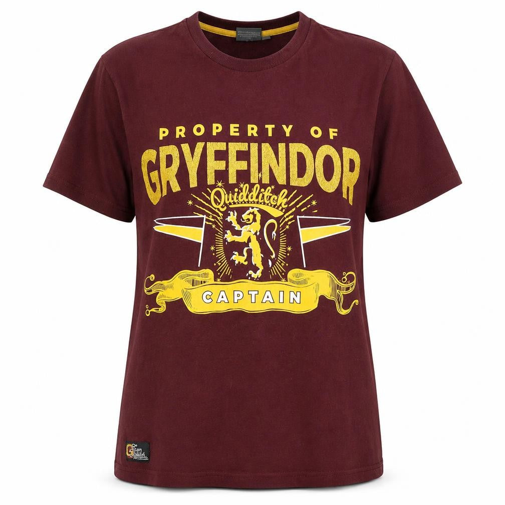 Unisex Adultss UK Size XL Harry Potter Red Cotton T-Shirt
