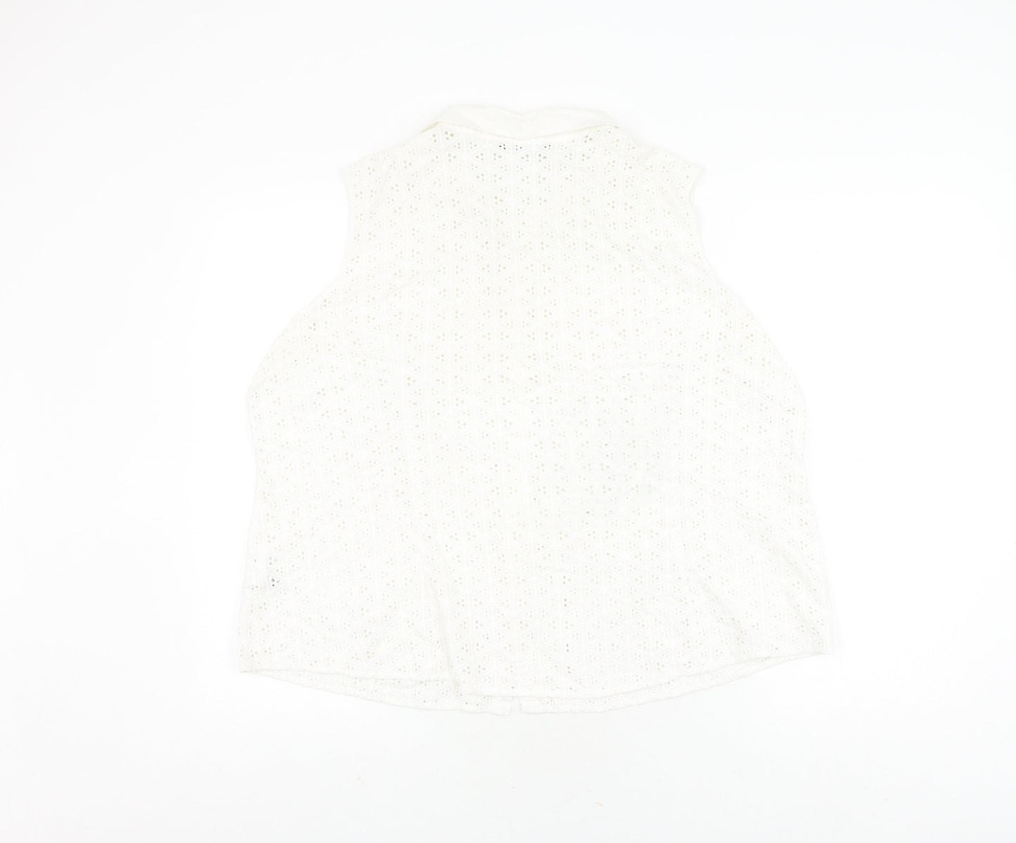 Marks and Spencer Women's White Blouse, Size 22