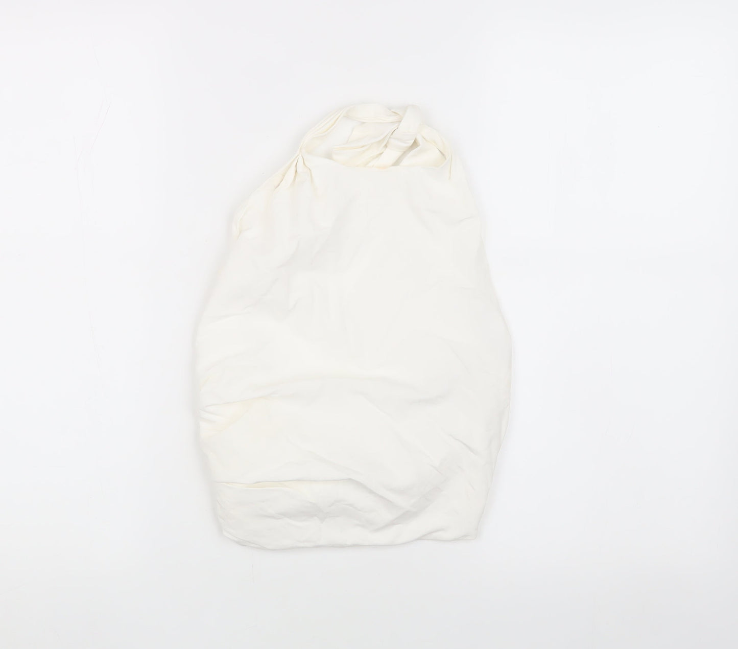 ZARA Women Ivory XS Halter Blouse Summer Fashion