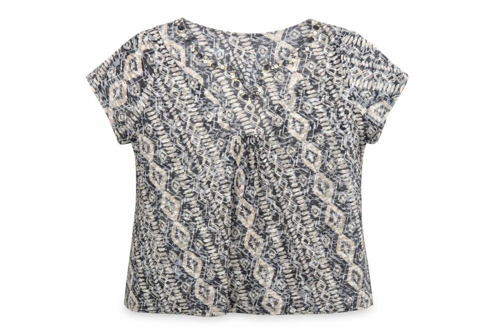 Ruby Rd. Women's Multicoloured Geometric Blouse