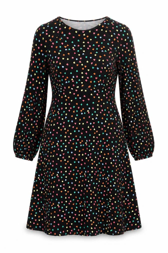 Front view of Roman Women's Multicoloured A-Line Dress, size 10