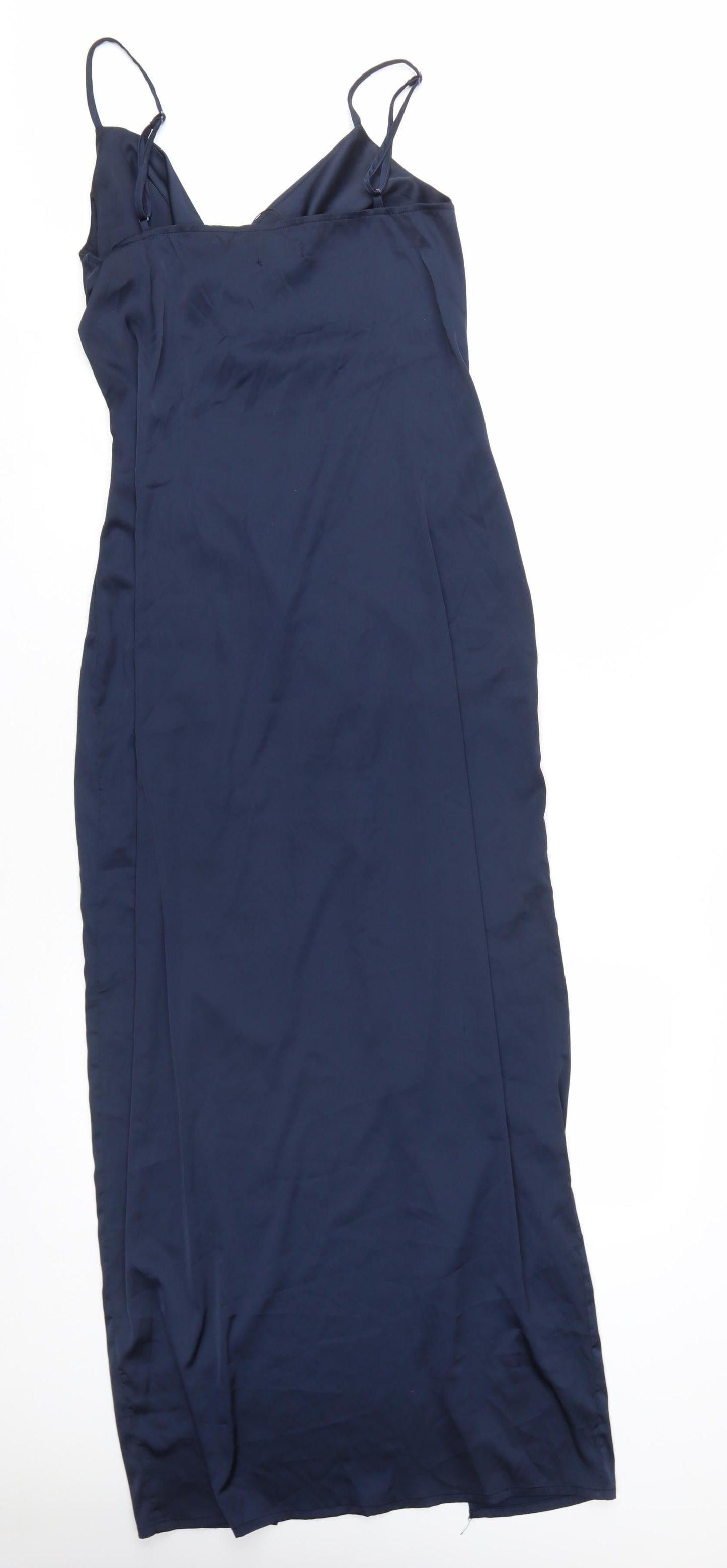 Nasty Gal Women's Blue Slip Dress UK 14 Party Wear