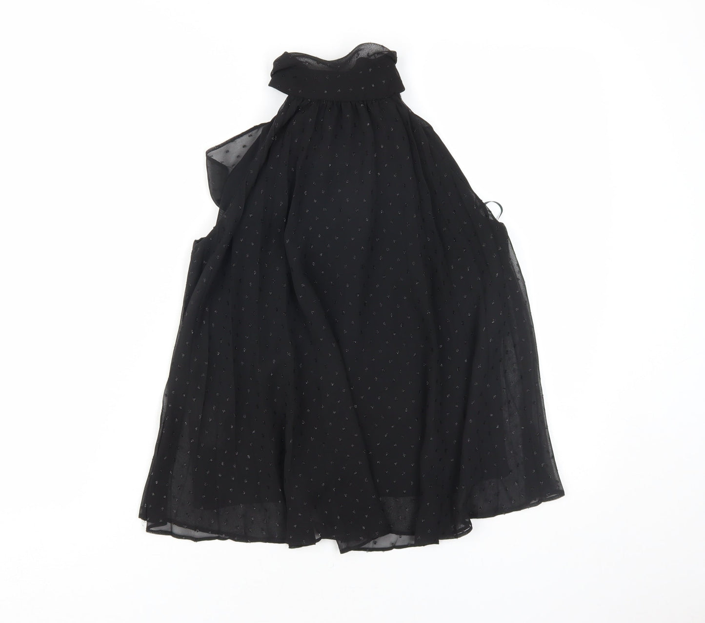 MNG Women's Black Basic Sleeveless Blouse