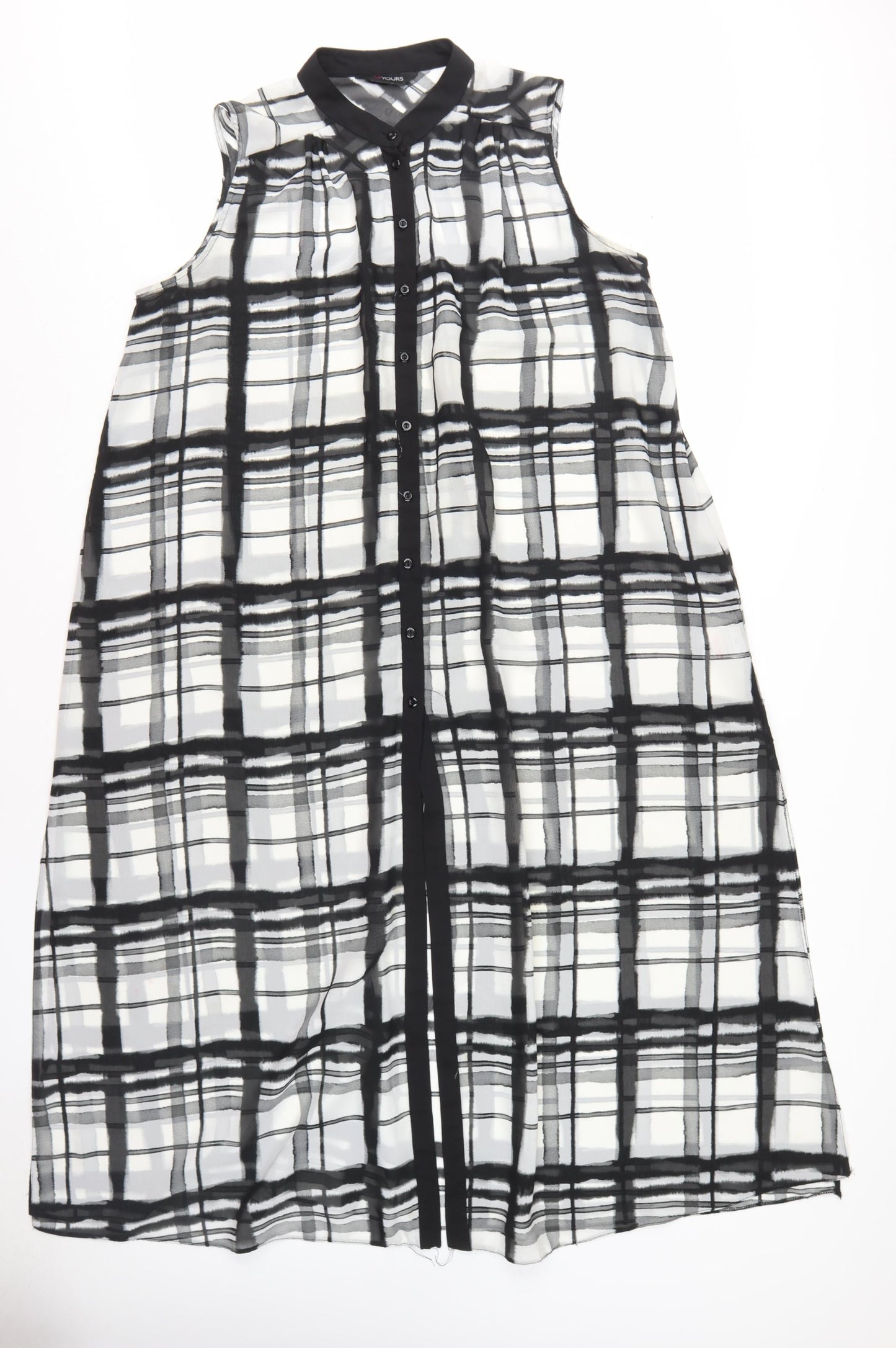 Yours Women's Plaid Shirt Dress, Plus Size 20, Multicoloured