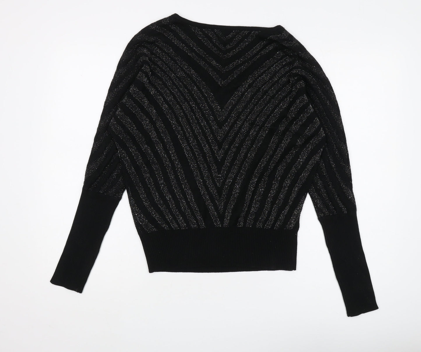 QED London Women's Black Pullover Jumper, Size M