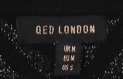 QED London Women's Black Pullover Jumper, Size M