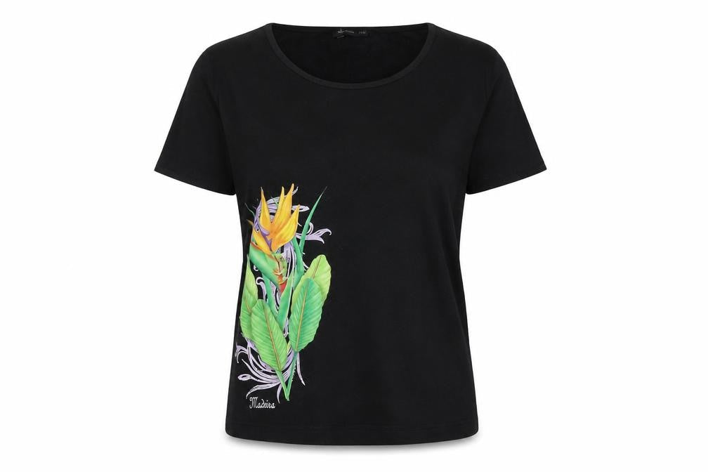 Rebrinde Womens Black XL Basic T-Shirt