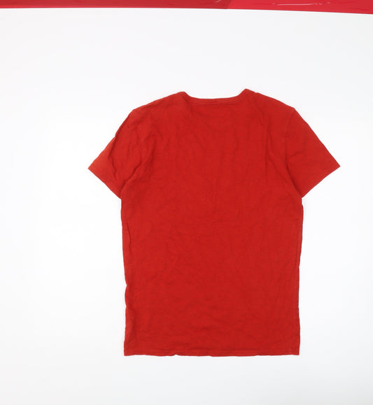 American Eagle Red Men's T-Shirt Size S Classic Fit