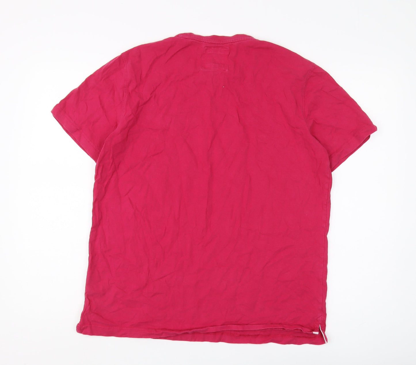 Crew Clothing Men's Red L T-Shirt Short Sleeve