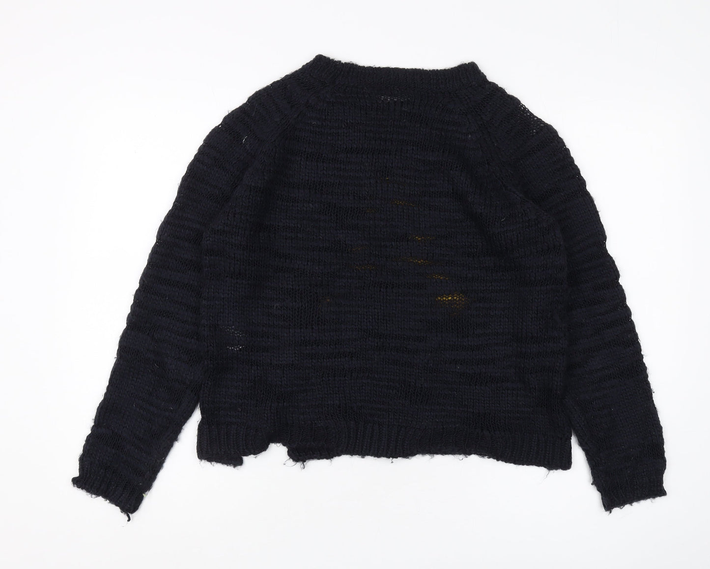 Brave Soul Women's Black Pullover Jumper Size 12