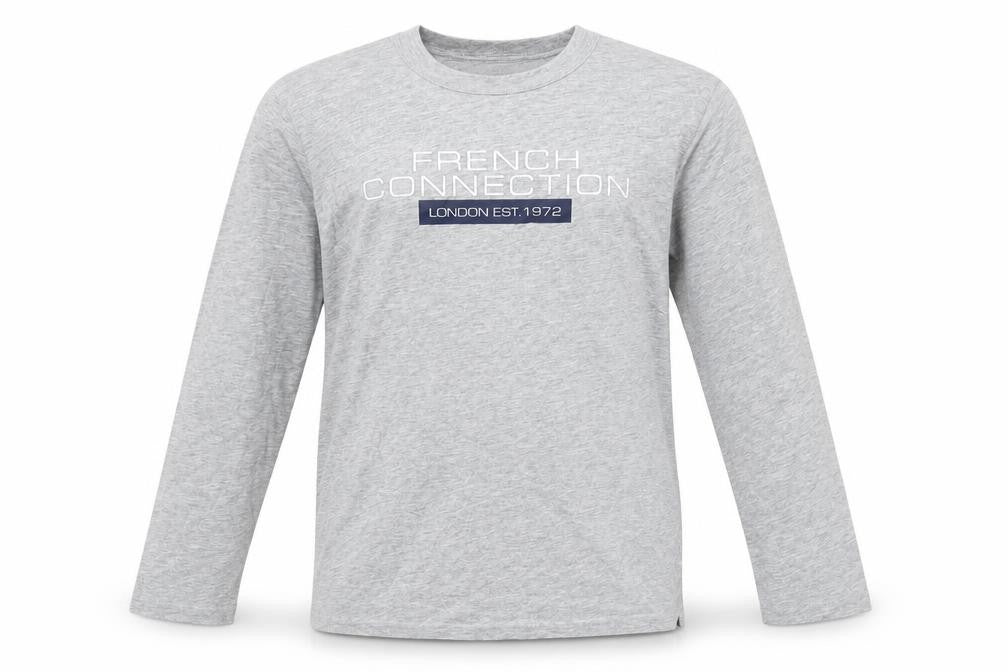 French Connection Boys Grey Long Sleeve T-Shirt 11-12 Years
