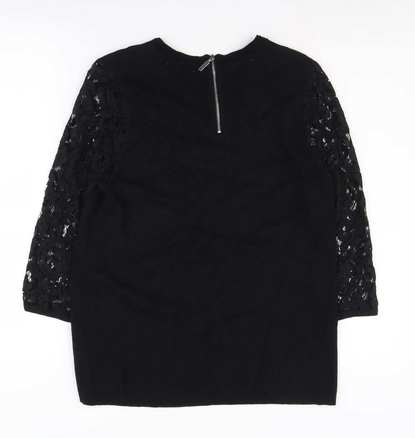 Marks and Spencer Women's Black Pullover Jumper Size 14