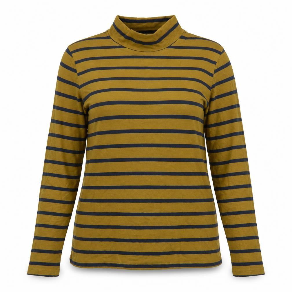 Marks and Spencer Women's Multicoloured Striped T-Shirt