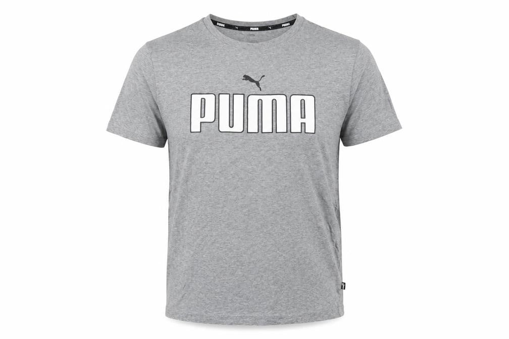 Mens UK Size S PUMA Grey  Cotton Blend T-Shirt