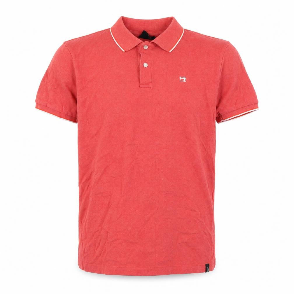 Scotch & Soda Men's Red Polo Shirt Size S