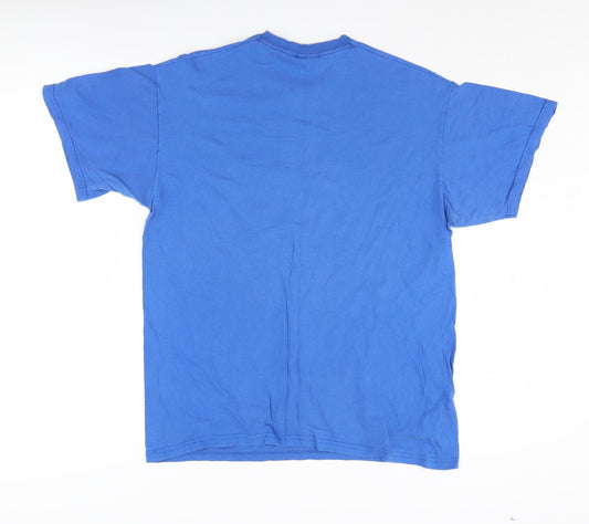 Superman Men's Blue Graphic T-Shirt M