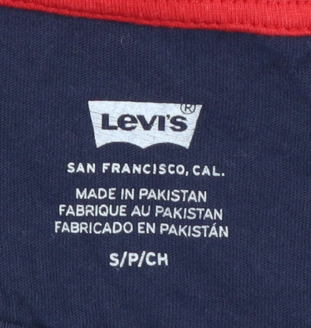 Levi's Unisex Multicoloured Cropped Tank, Size S