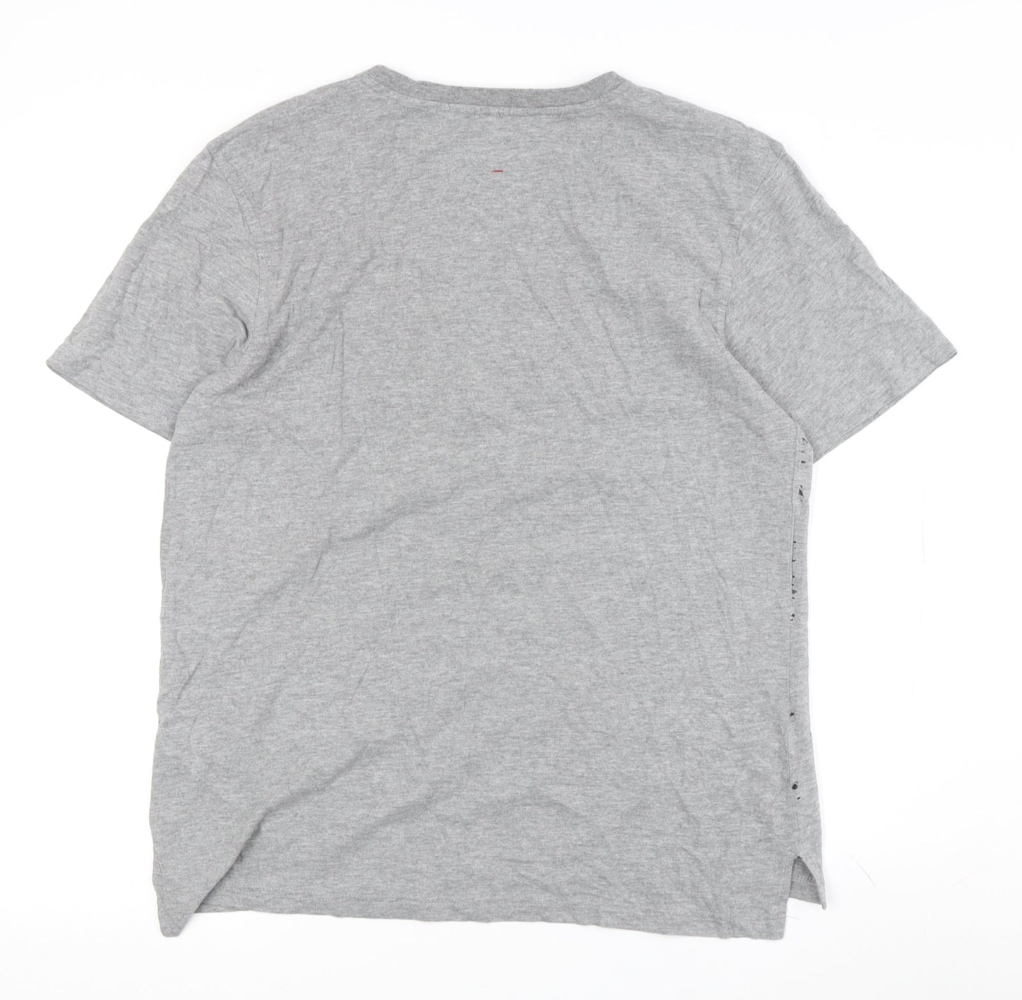 Hymn Grey Men's Graphic T-Shirt L - Short Sleeve