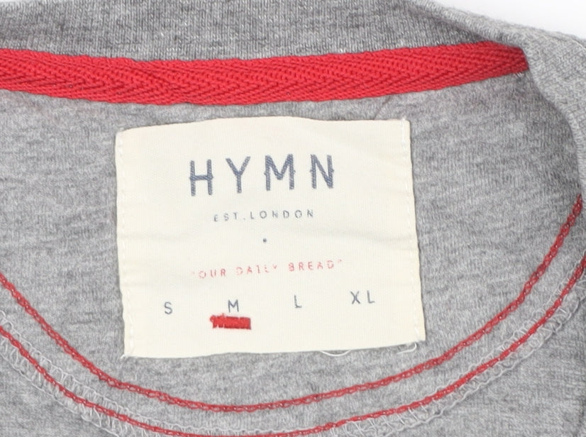 Hymn Grey Men's Graphic T-Shirt L - Short Sleeve
