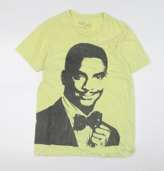 The Fresh Prince Yellow T-Shirt, Unisex M, Vintage Casual