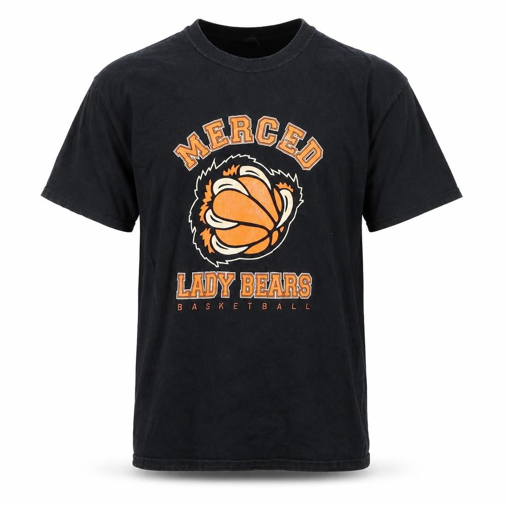 Port and Company Men's Black Graphic T-Shirt L