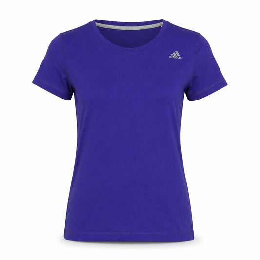 Unisex Adultss UK Size M adidas Blue Cotton Blend T-Shirt