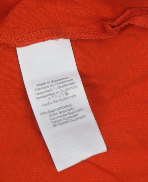 J.Crew Women's Red Jersey V-Neck T-Shirt, Size S