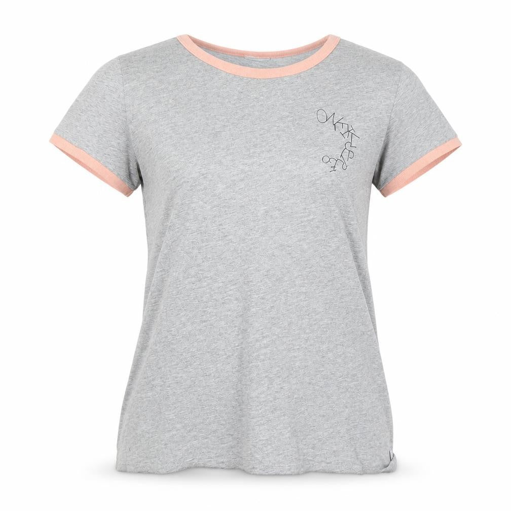Womens UK Size M O'Neill Grey Cotton T-Shirt