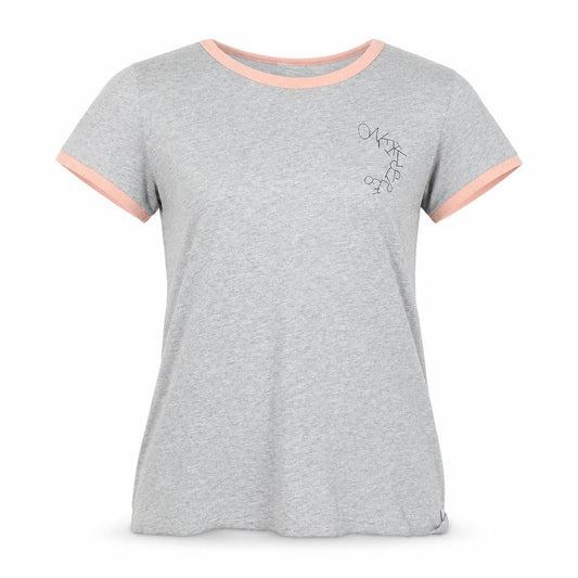 Womens UK Size M O'Neill Grey Cotton T-Shirt