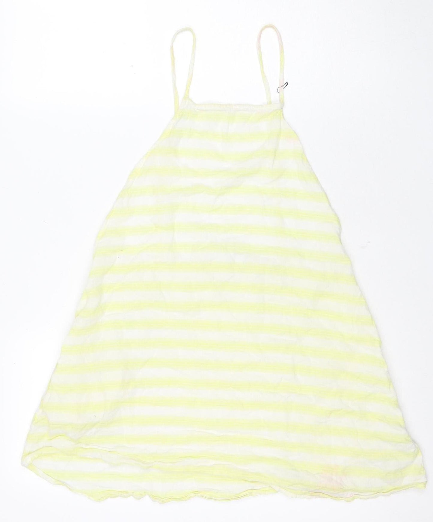 Only Women’s Yellow Striped Camisole Tank Top S