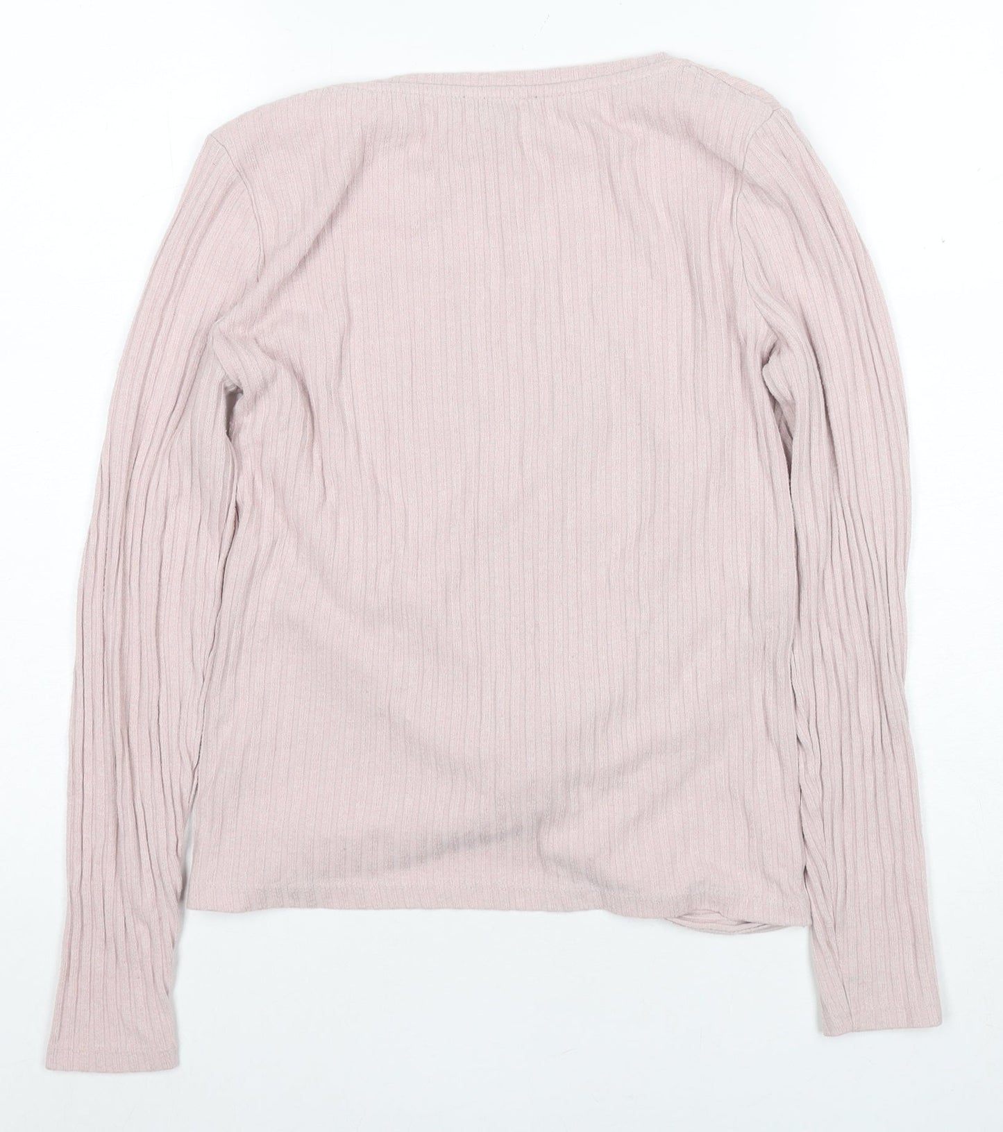 New Look Women's Pink Wrap T-Shirt Size 8