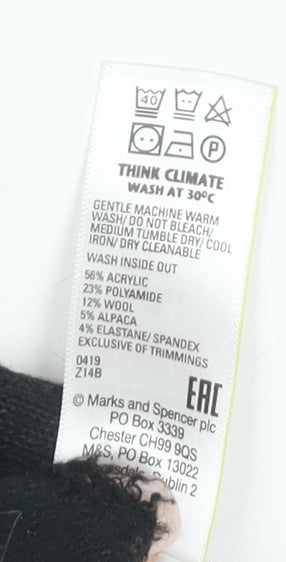 Marks and Spencer Women's Pink Roll Neck Jumper XS