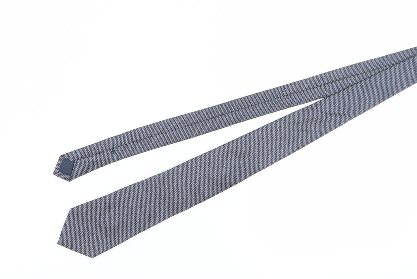 Corporate Image Men's Grey Slim Silk Tie Size One