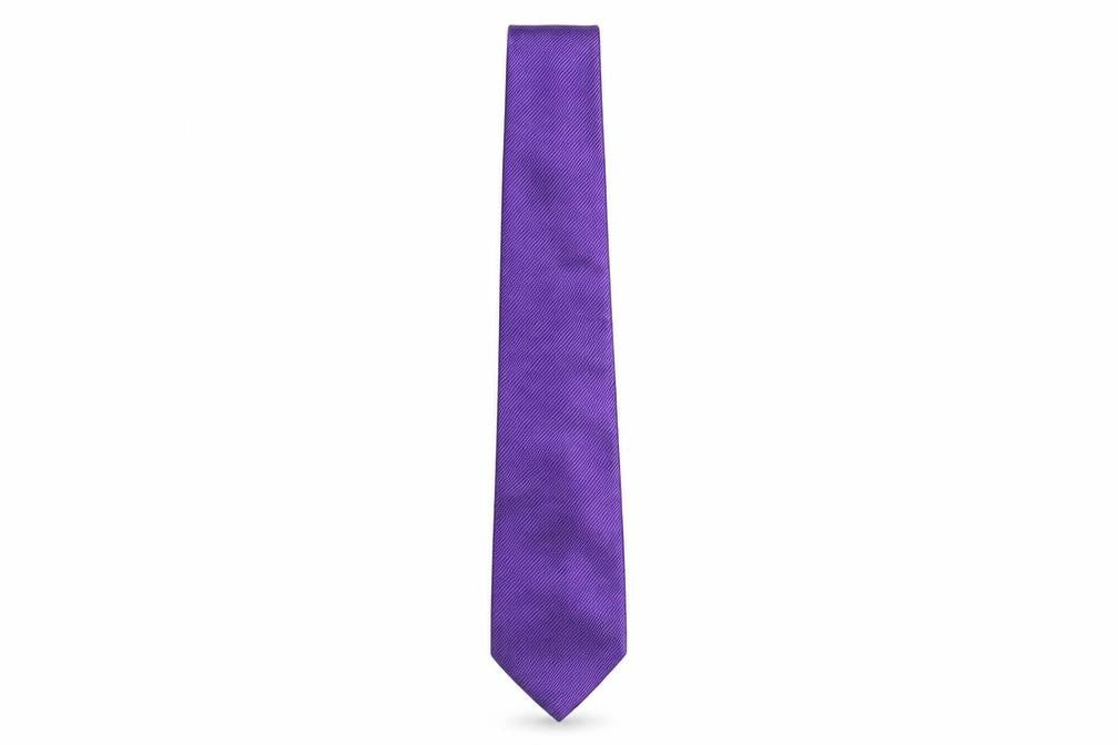 Jeff Banks Men's Purple Striped Silk Tie