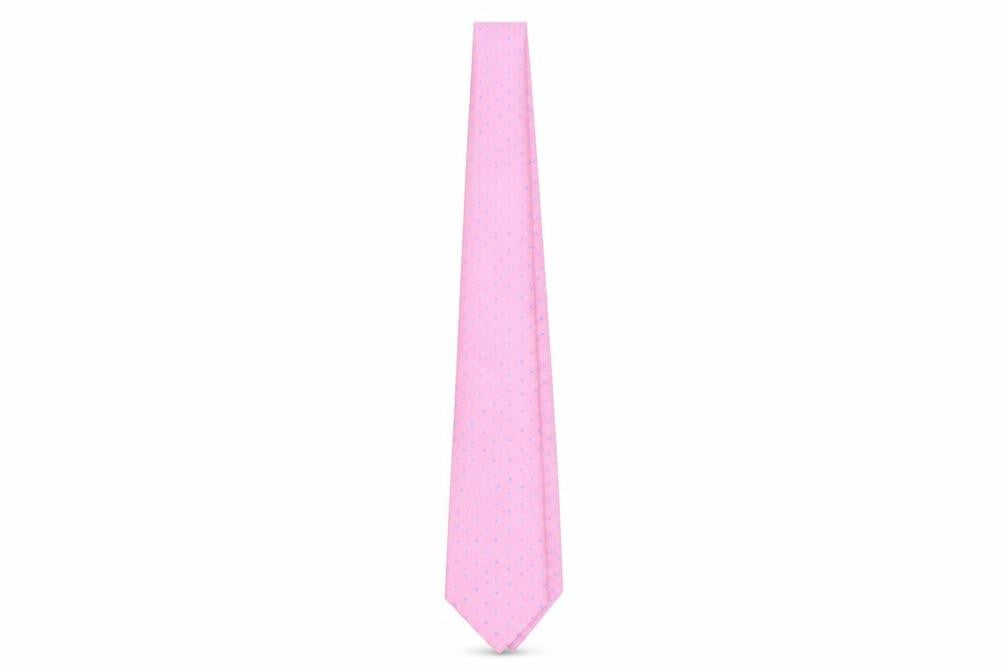 Austin Reed Pink Silk Men's Polka Dot Tie