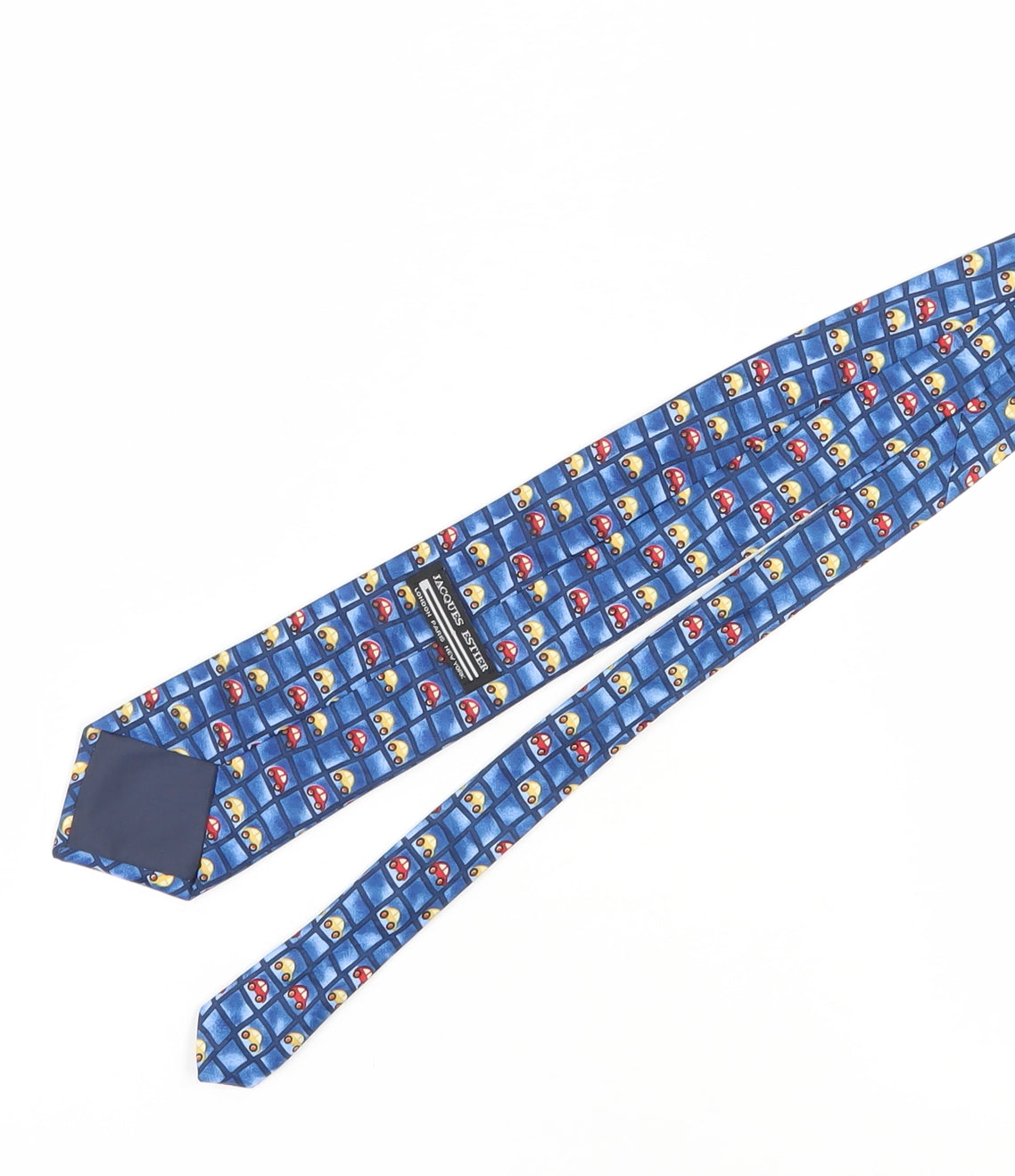 Jacques Esterel Blue Geometric Tie for Men