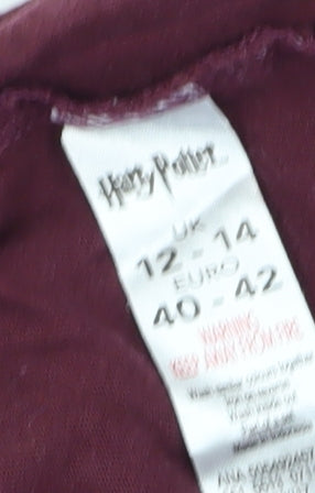 Harry Potter Women’s Red T-Shirt, Size 12, Casual, Crew Neck