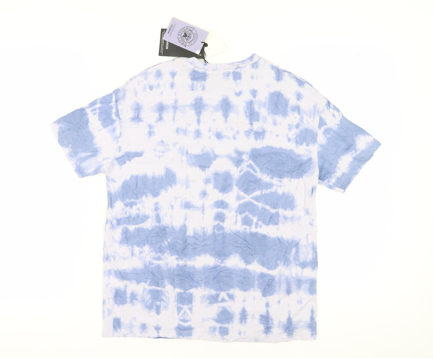 Pull&Bear Women's Blue Guns N' Roses T-Shirt XS