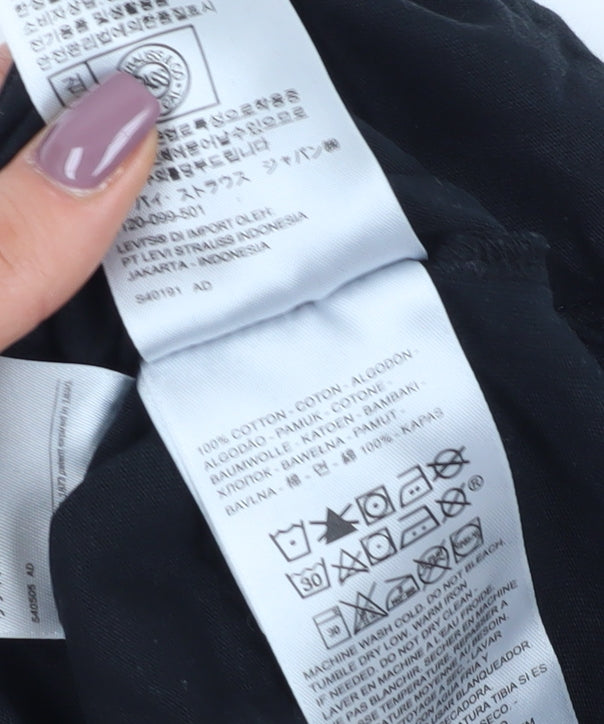 Levi's Women's Black XS Crew Neck T-Shirt