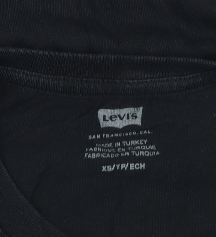 Levi's Women's Black XS Crew Neck T-Shirt