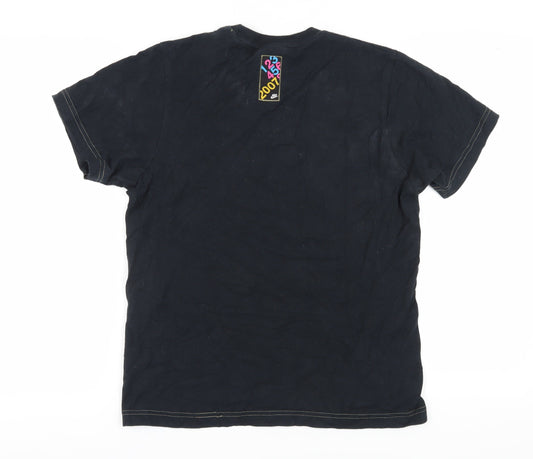 Nike Unisex Black Graphic T-Shirt S Casual