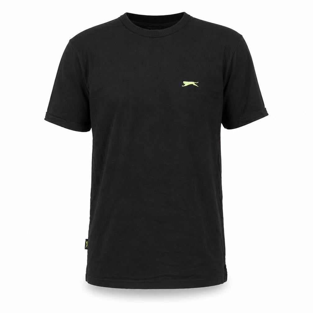 Mens UK Size M Slazenger Black  Polyester Blend T-Shirt
