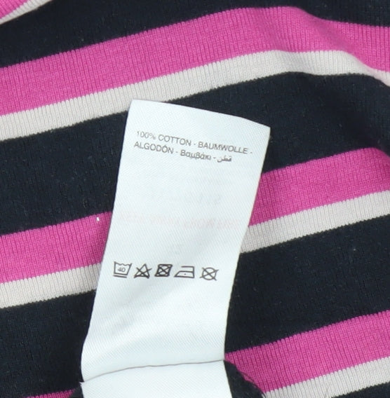 Peacocks Women's Multicoloured Stripe T-Shirt