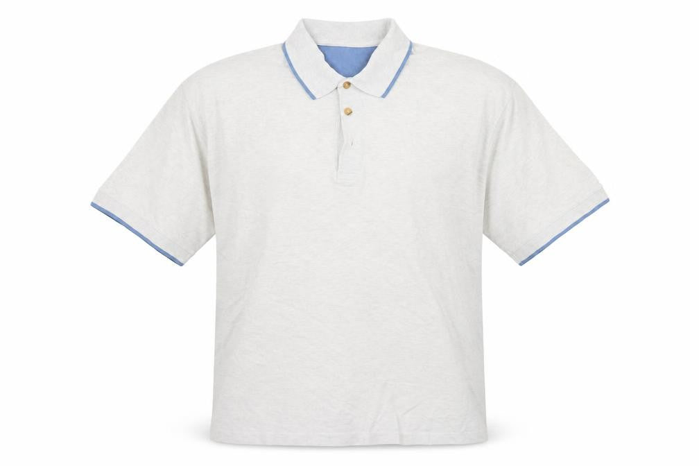 Lee Cooper Men's White Polo Shirt XL Solid Cotton