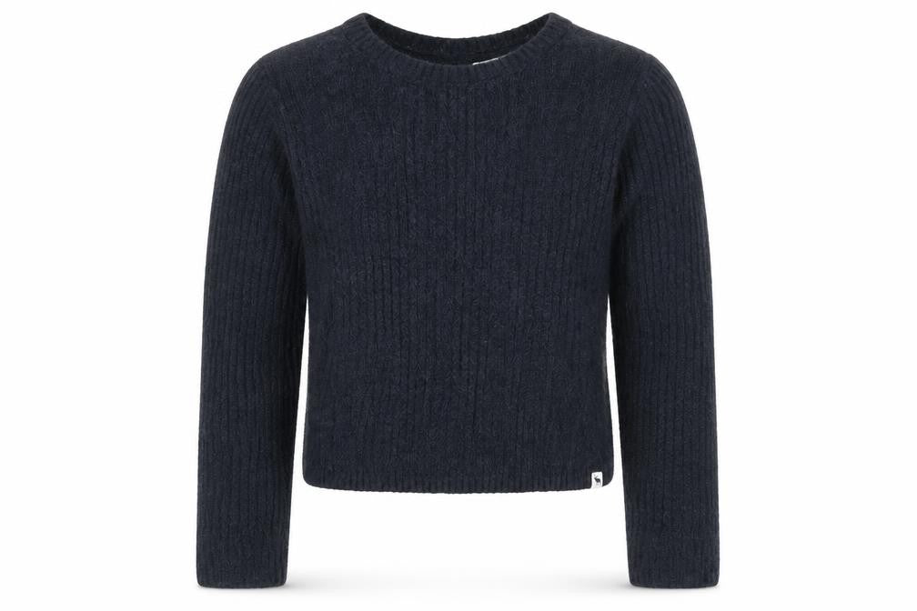 Abercrombie & Fitch Kids Black Pullover Jumper, Girls 13-14 Years