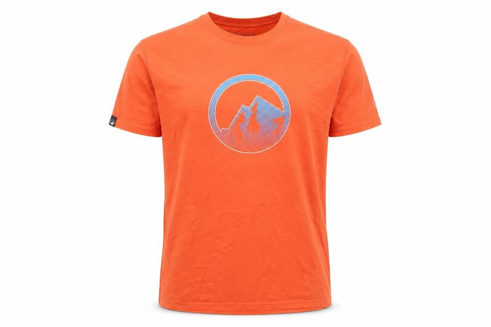 North Ridge Men's Orange T-Shirt, Medium, Short Sleeve, Logo