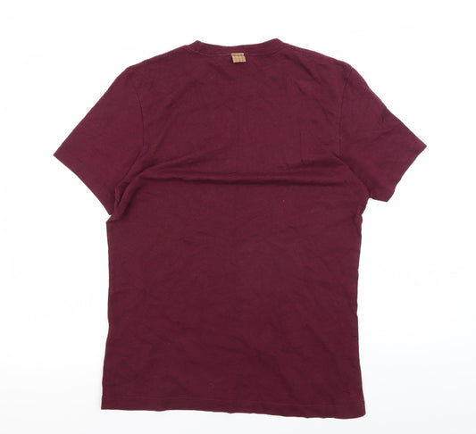 Adidas Men’s Red M Crew Neck Short Sleeve T-Shirt
