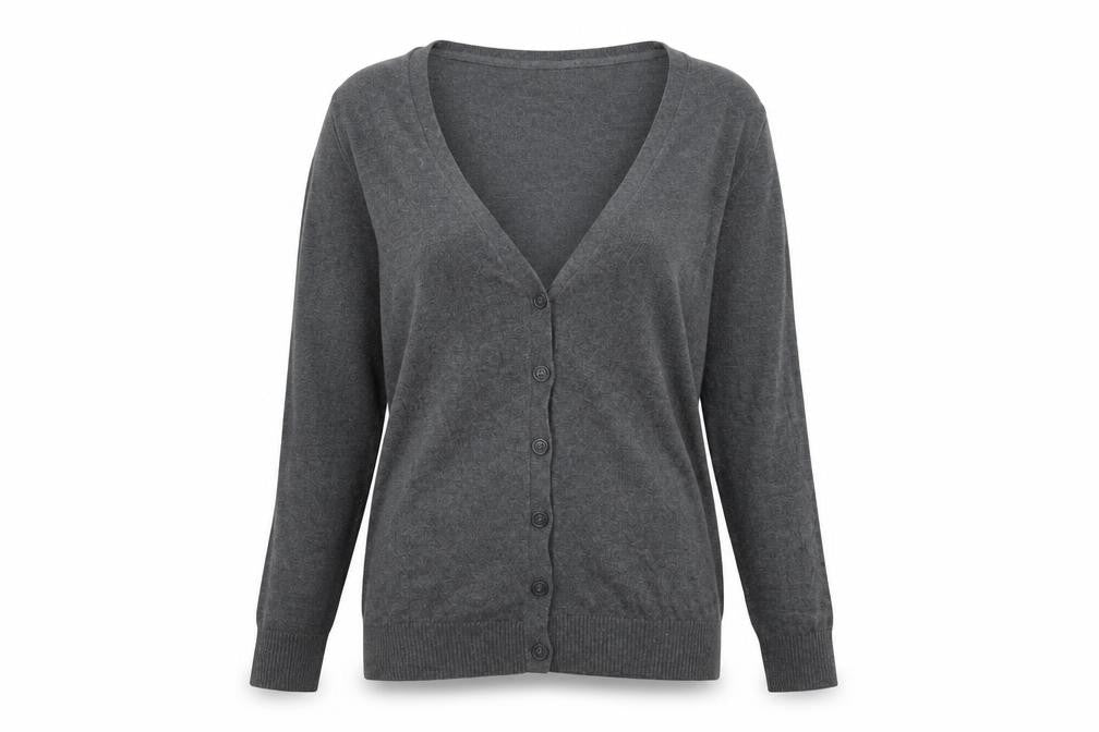 Gap Women's Grey Cardigan M with Button Accents