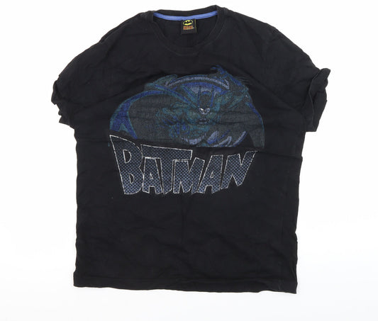Debenhams Men's Black Batman Graphic T-Shirt - Medium