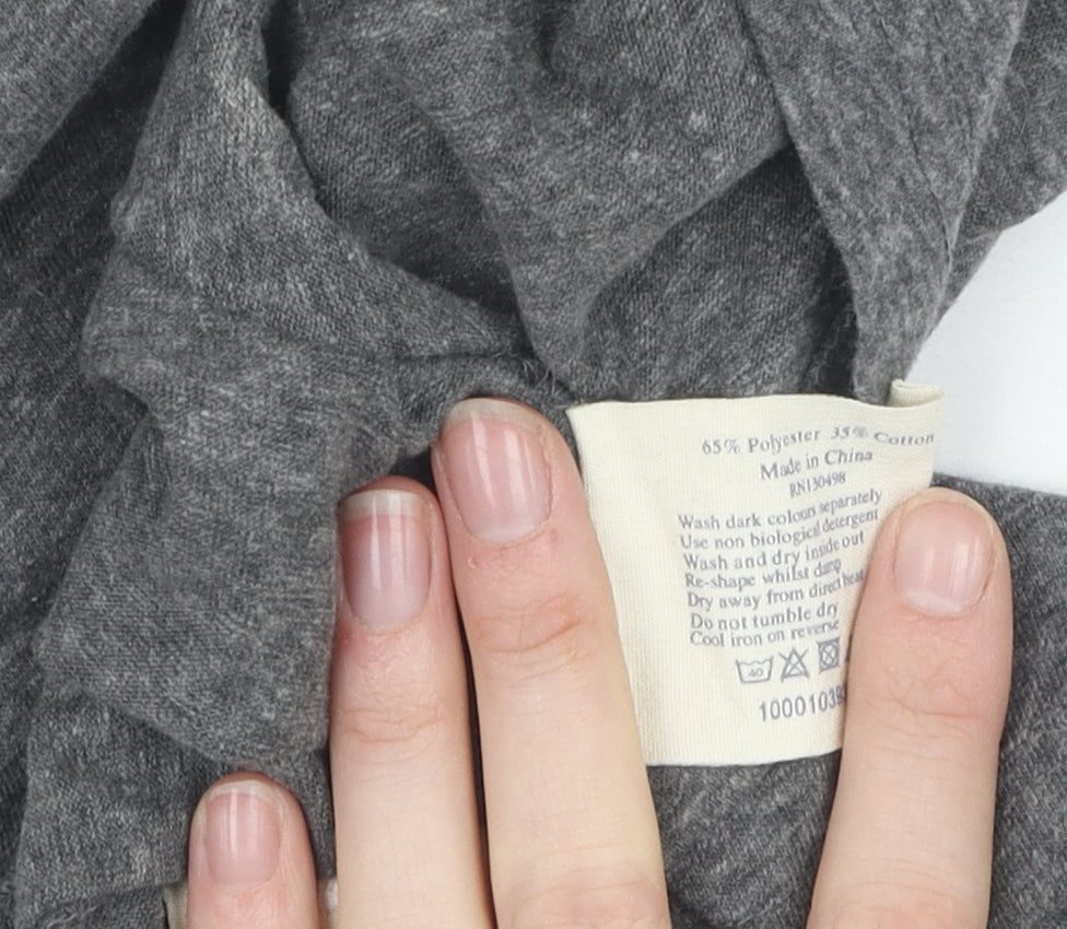 Jack Wills Grey Men's Polo, Size L, Short Sleeve, Casual